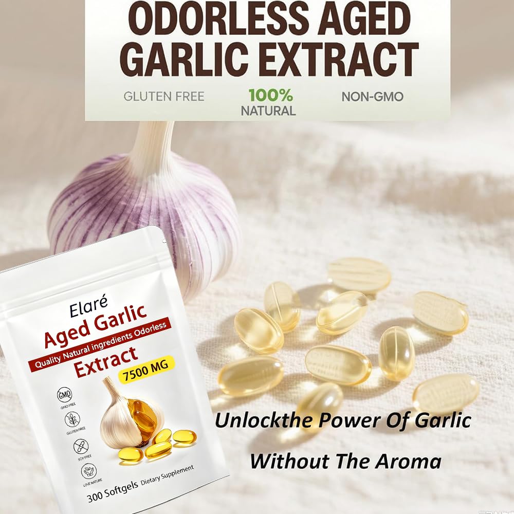 Organic garlic bulbs used in FITactic Elare emphasize natural sourcing.