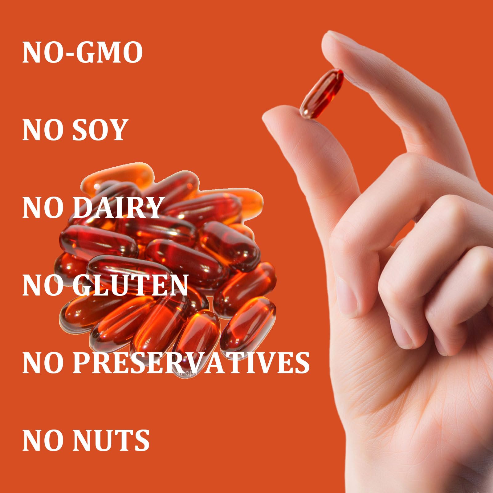 Saw palmetto blend inside pumpkin seed oil capsules