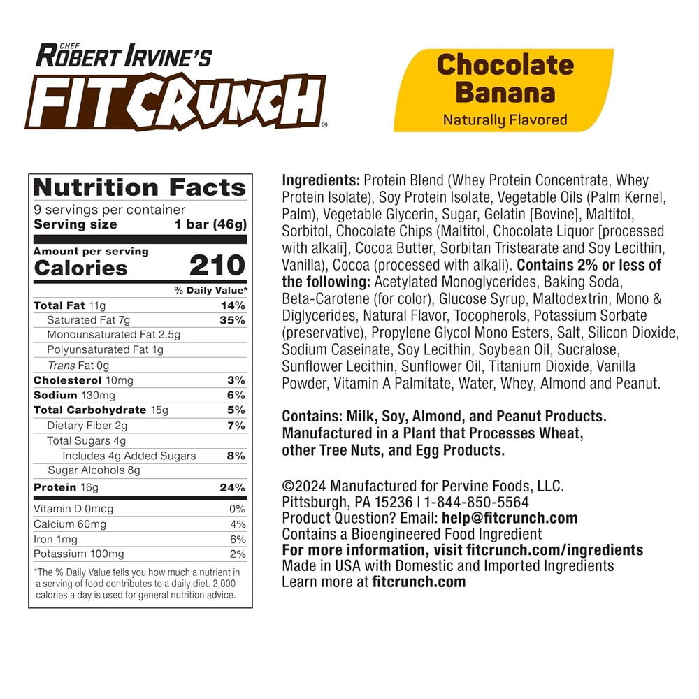 FITCRUNCH 6-layer baked bar structure highlights rich, multi-texture bite