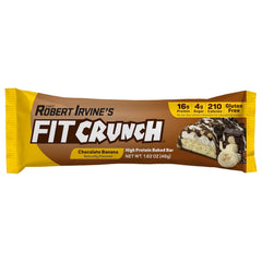 FITCRUNCH bar closeup texture reveals distinct layers and glossy finish