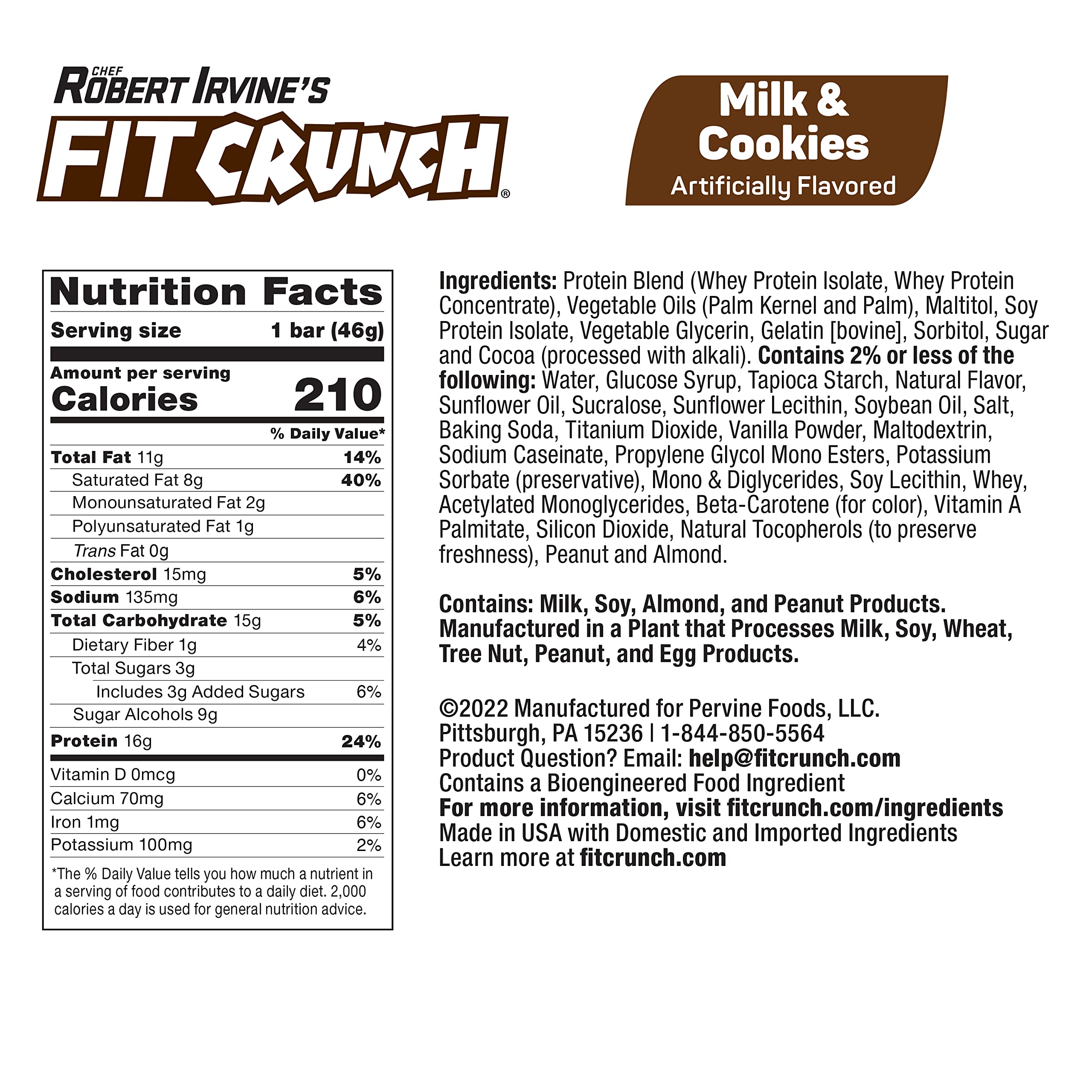 Fit Crunch six-layer baked bar cross-section reveals chewy texture.