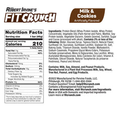 Fit Crunch six-layer baked bar cross-section reveals chewy texture.