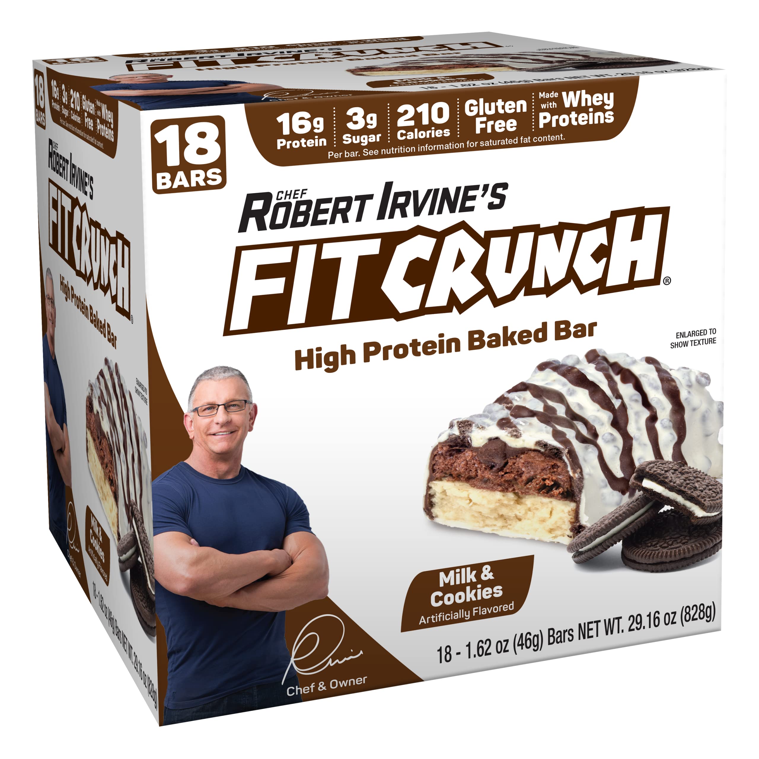 Fit Crunch snack-size bar packaging demonstrates on-the-go fueling.