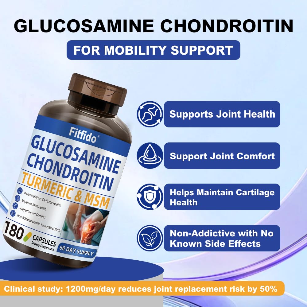 Fitfido bottle label closeup – premium joint health ingredients at a glance