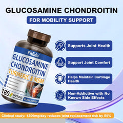 Fitfido bottle label closeup – premium joint health ingredients at a glance