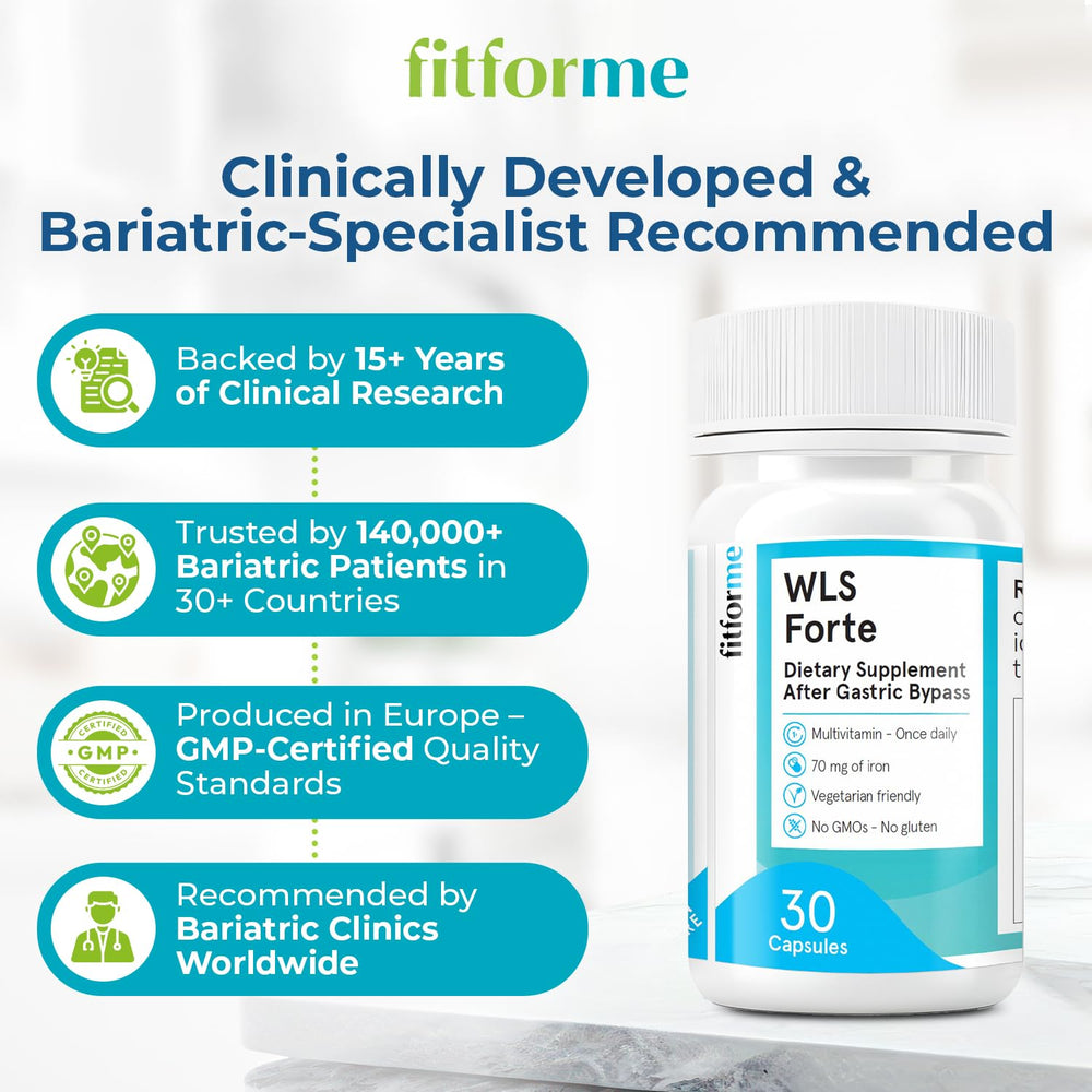 FitForMe WLS Forte daily pill pack for simple post-surgery routine