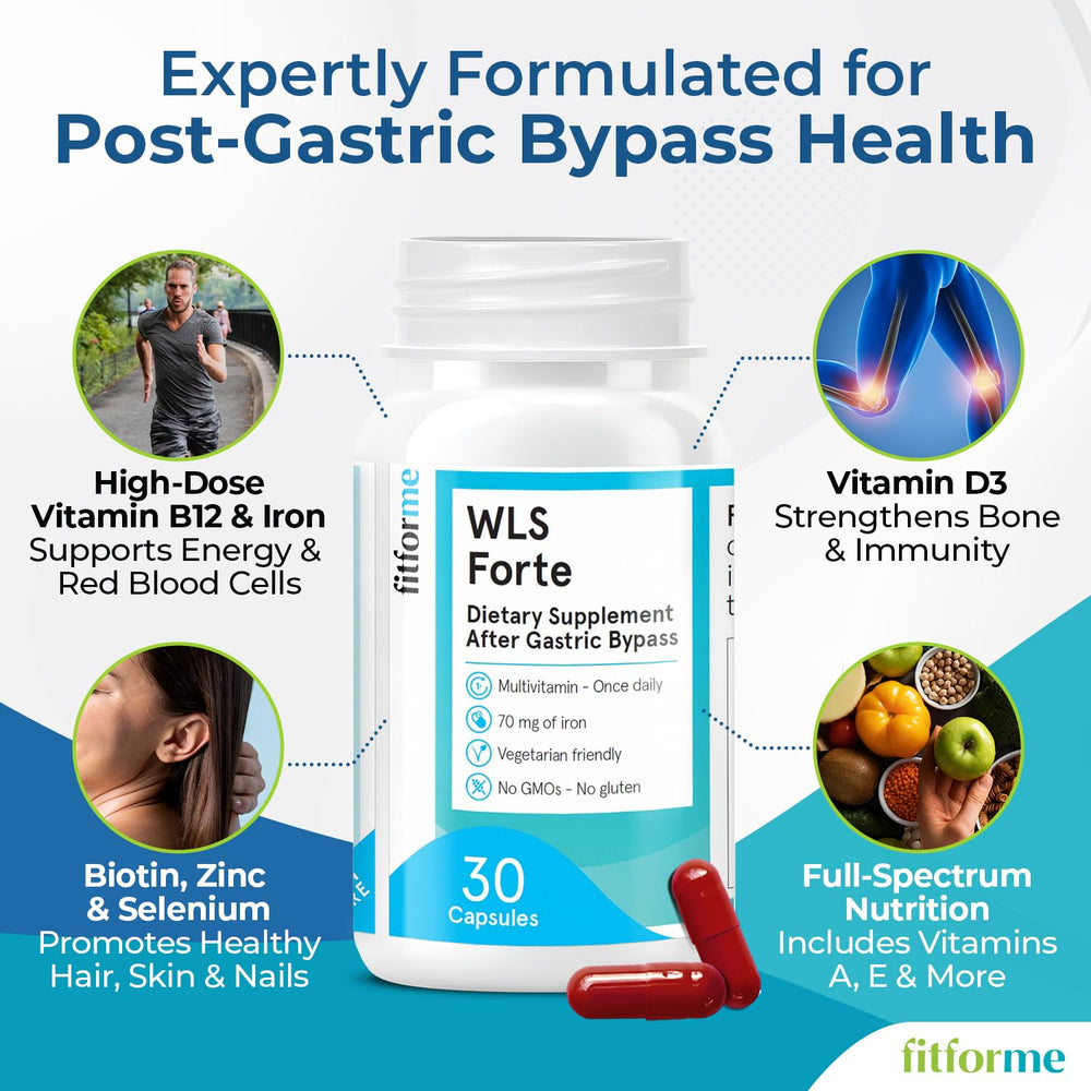 FitForMe WLS Forte iron-containing vitamin supports daily mineral intake