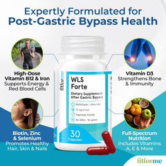 FitForMe WLS Forte iron-containing vitamin supports daily mineral intake