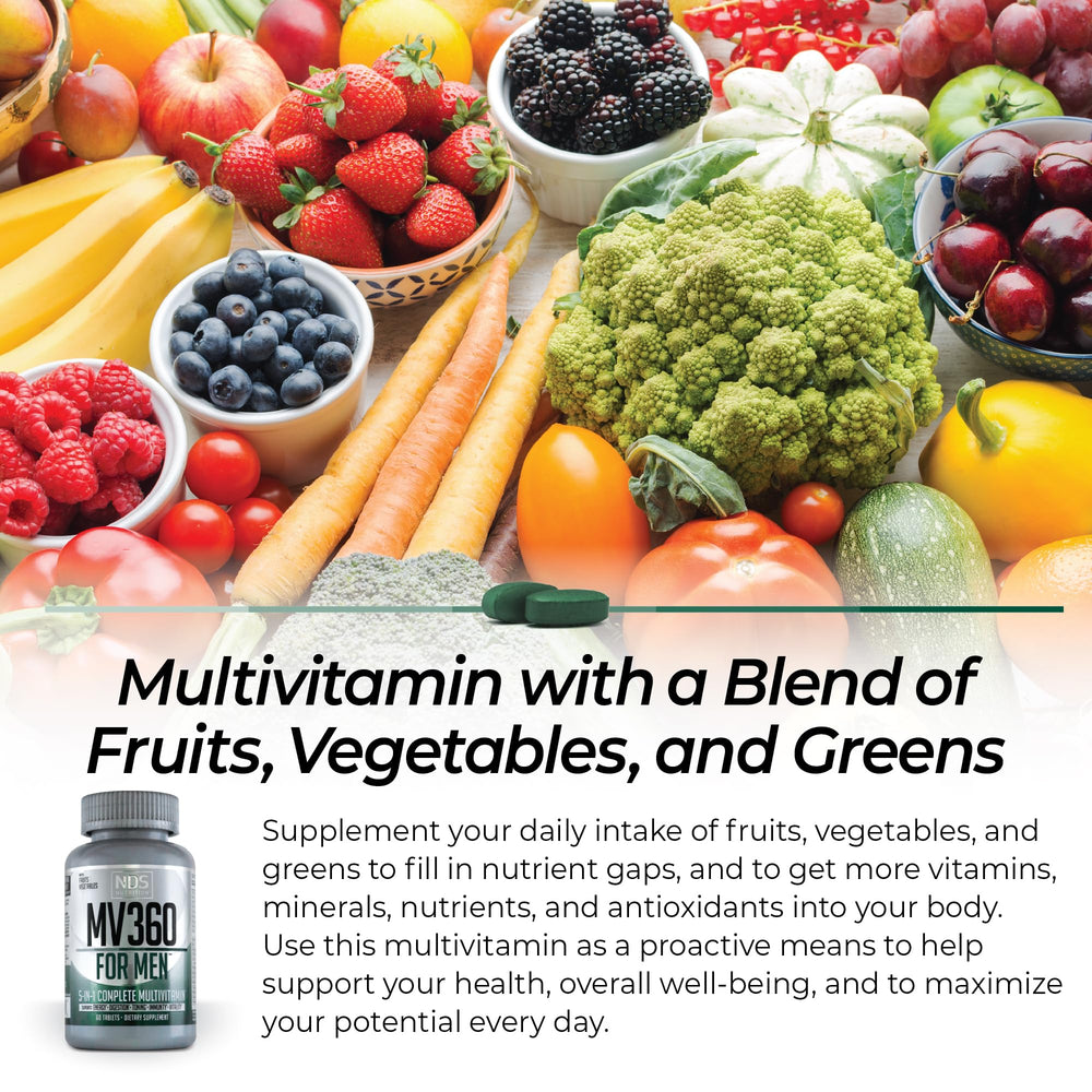 FitLife MV360 tablets inside illustrate convenient daily dose.