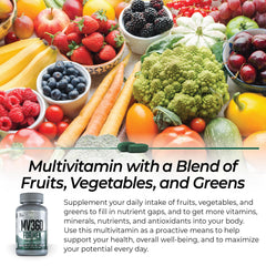 FitLife MV360 tablets inside illustrate convenient daily dose.
