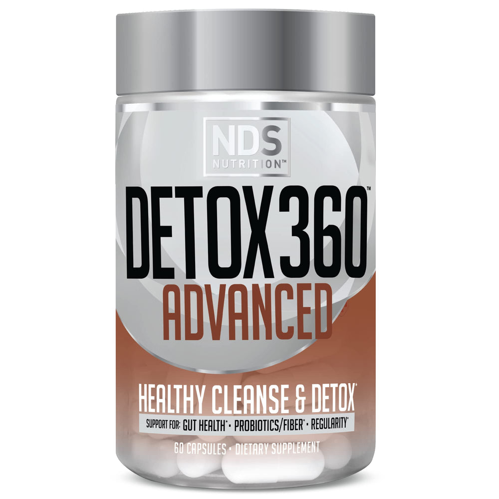 FitLife Detox360 Advanced bottle shows supplement for gut health support.