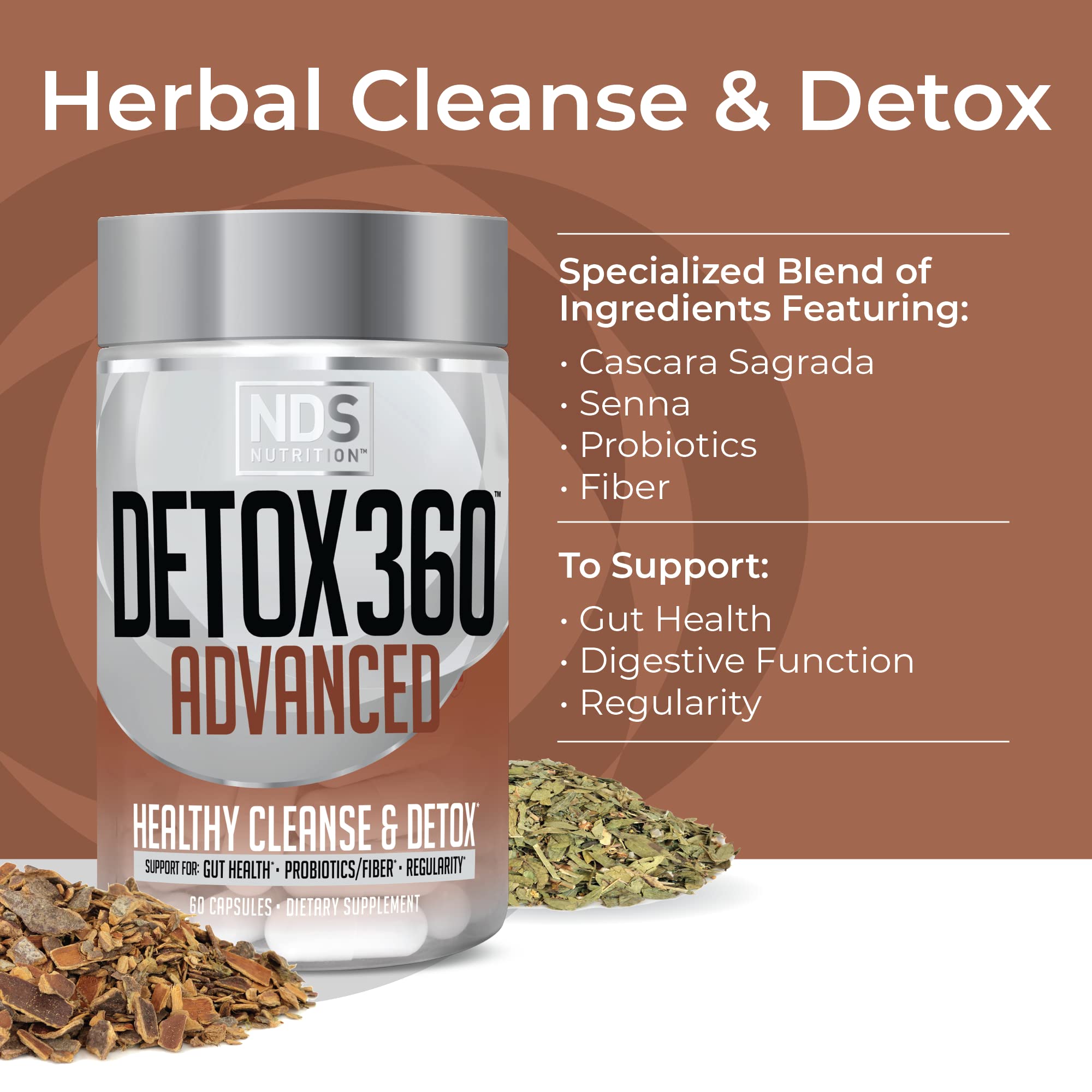 FitLife Detox360 Advanced gut health graphic illustrates balanced digestion.