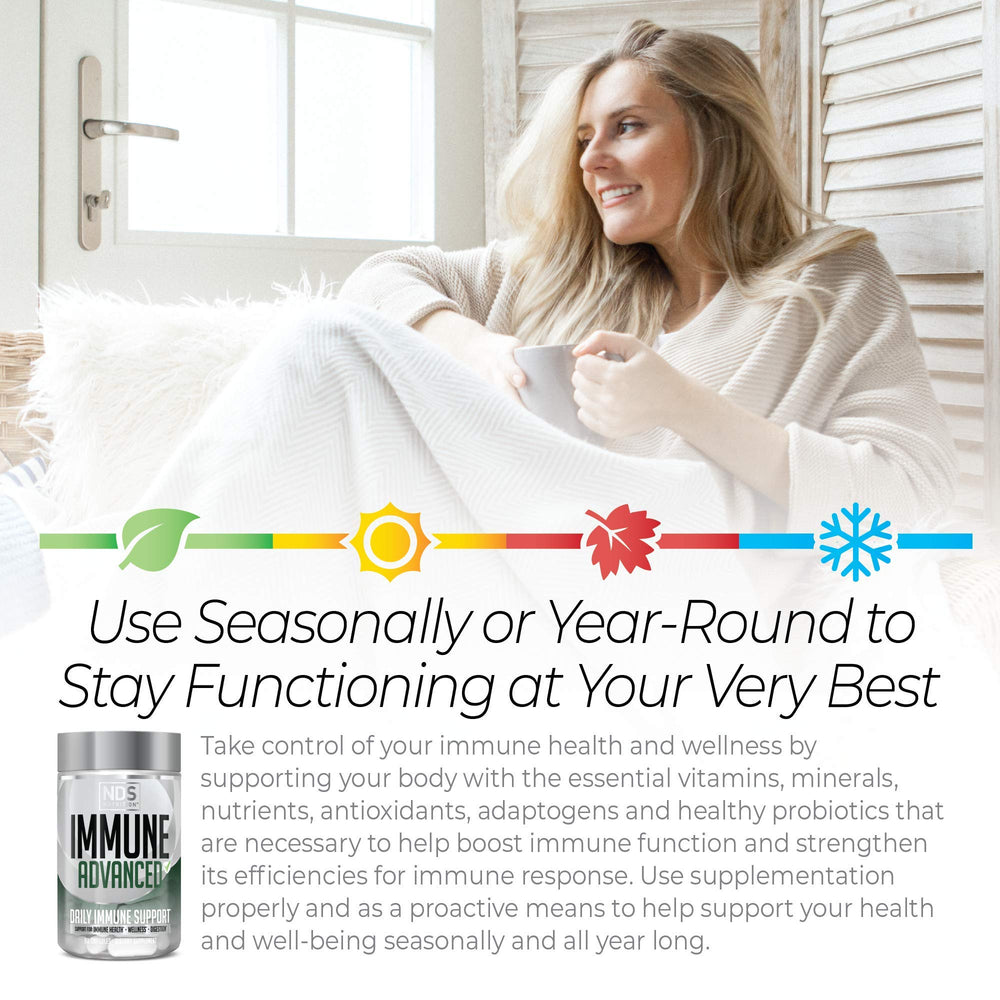 FitLife Immune Booster vitamin C and zinc icons convey essential mineral and antioxidant support