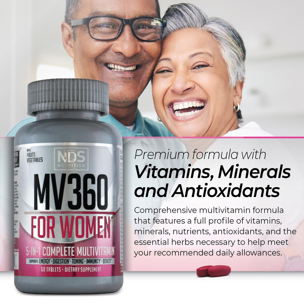 MV360 with glass of water suggesting easy hydration and routine use