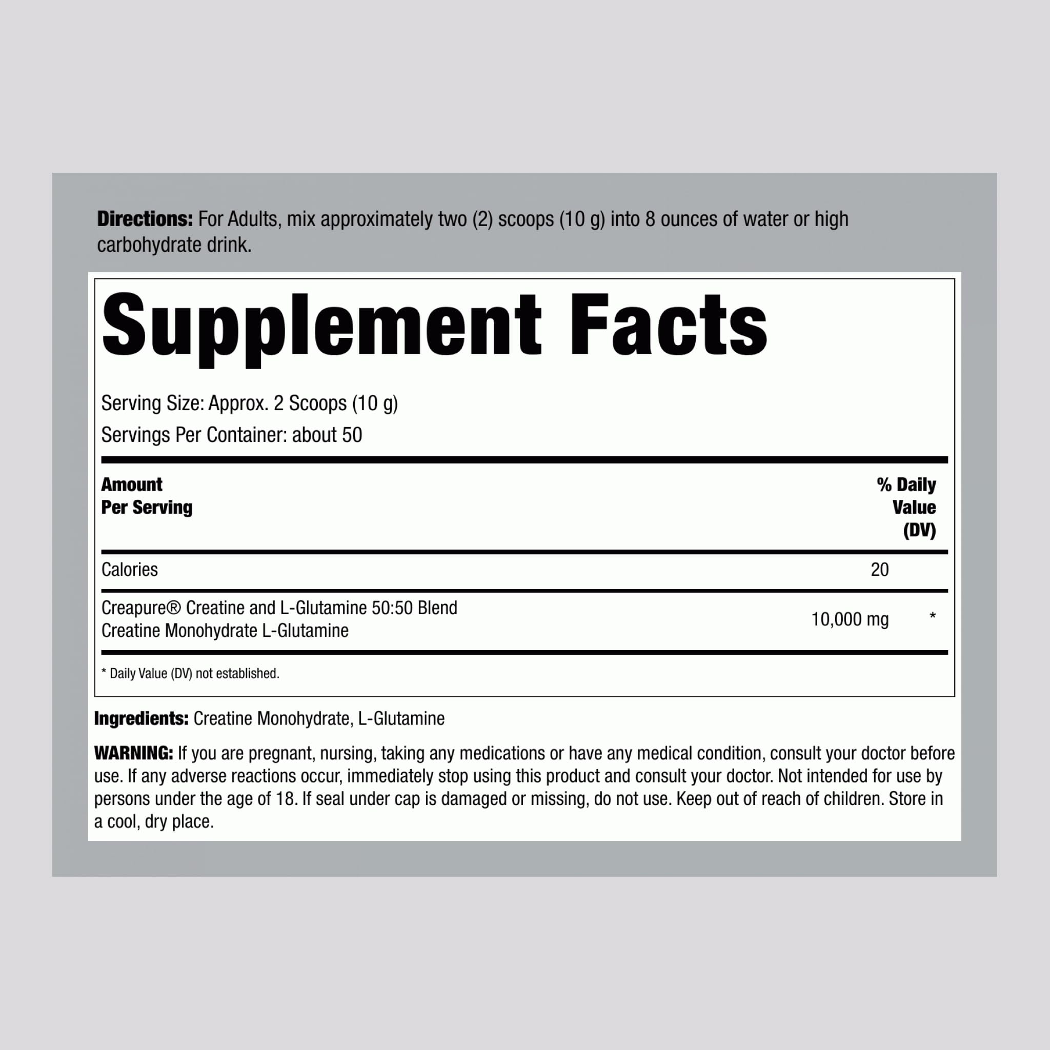 Fitness Labs Creapure creatine powder scoop shows precise serving for consistent training.