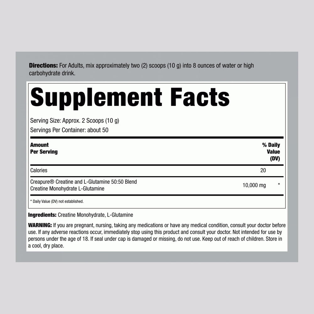 Fitness Labs Creapure creatine powder scoop shows precise serving for consistent training.