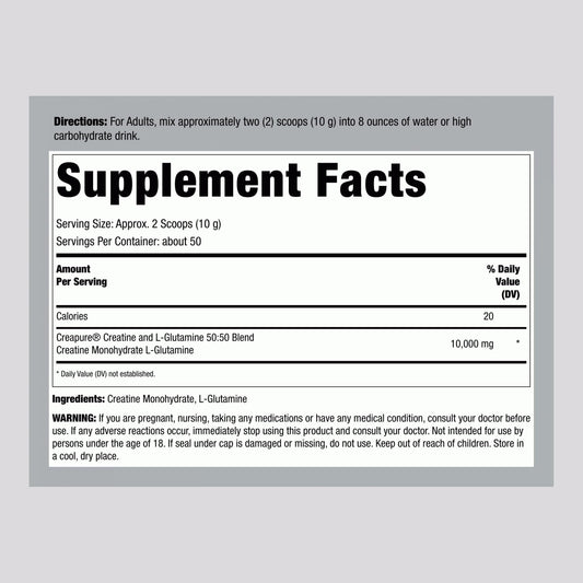 Fitness Labs Creapure creatine powder scoop shows precise serving for consistent training.