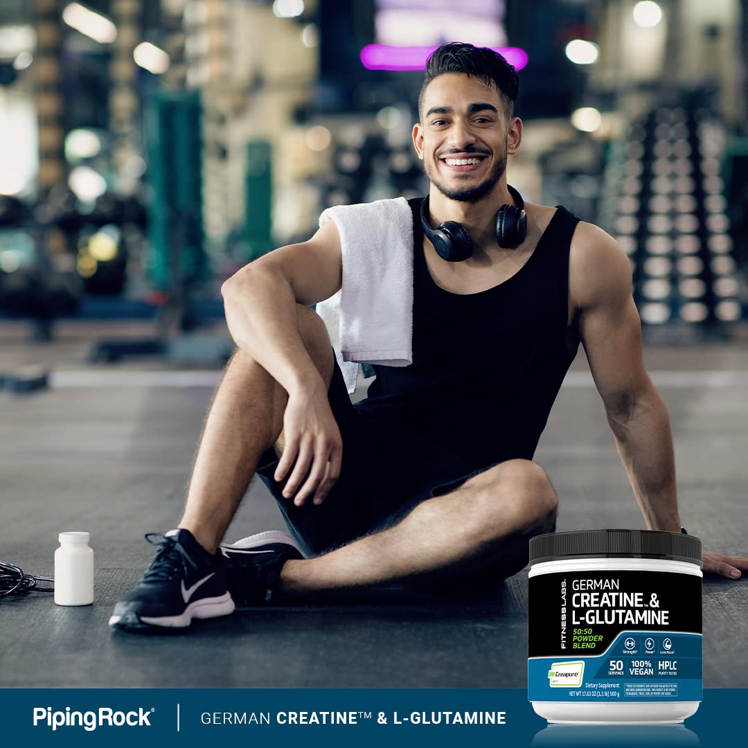 Fitness Labs pre-workout powder mix dissolving in water for quick, smooth blends.