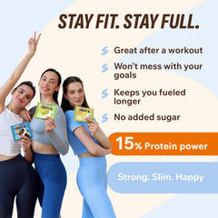 FitnesSHOCK low-sugar dessert snack 2g total sugar – satisfying sweetness with mindful indulgence.