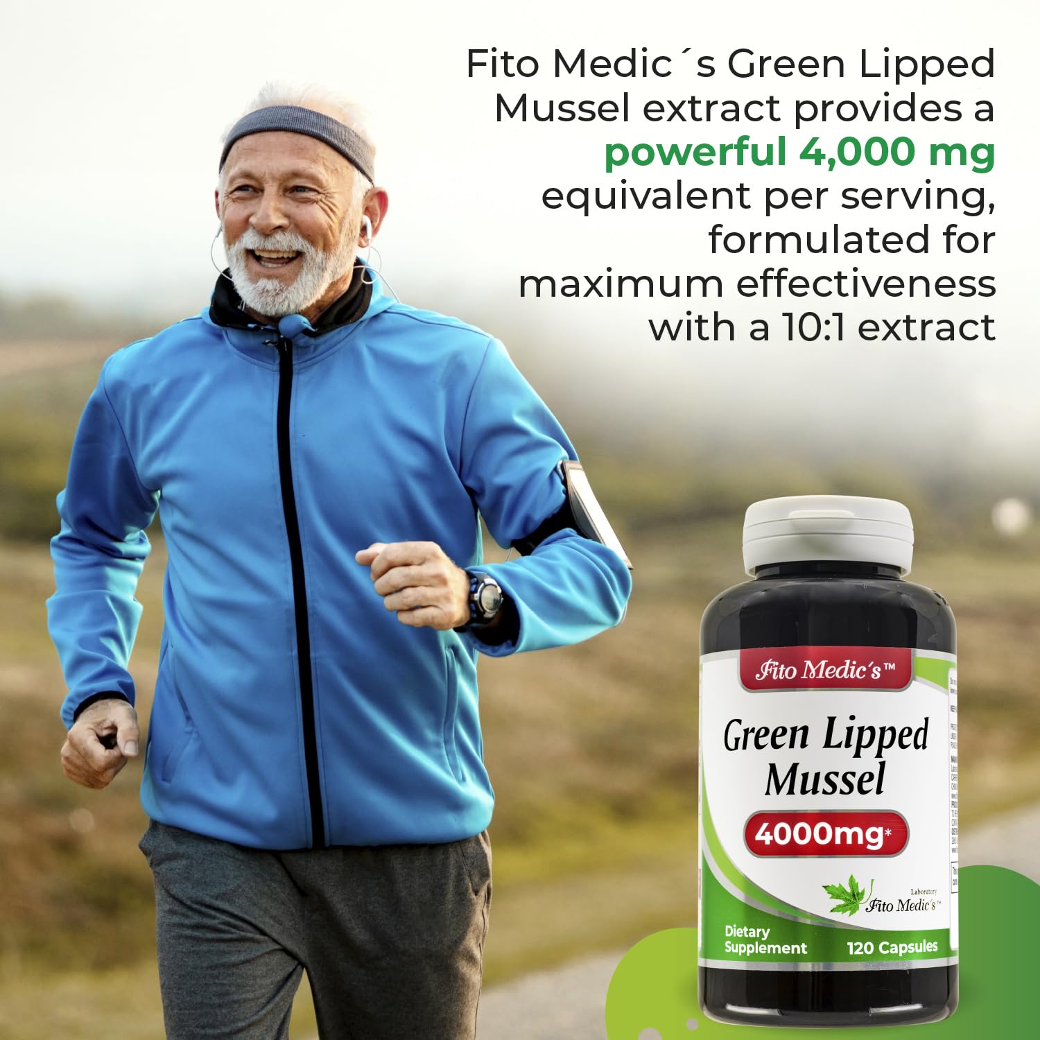 FITO MEDIC'S Green Lipped Mussel label with product details