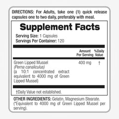 FITO MEDIC'S Green Lipped Mussel scene showing convenient capsule intake