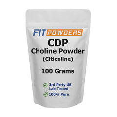FitPowders Citicoline Powder with scoop for easy dosing and cognitive support.