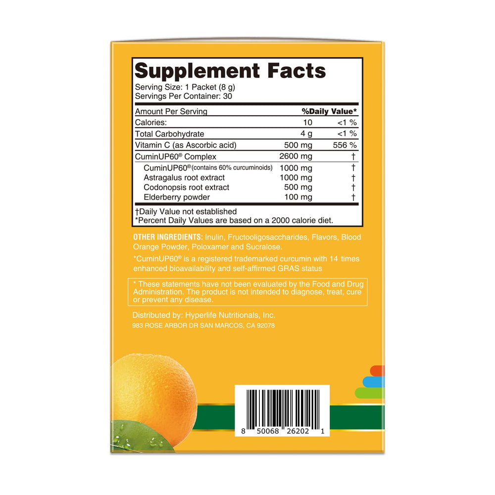 FitRx vitamin C boost immunity shot with orange flavor