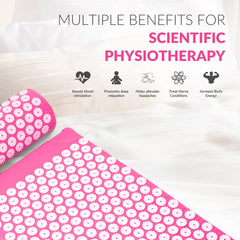 Fitvids acupressure mat spikes close-up illustrating distributed stimulation