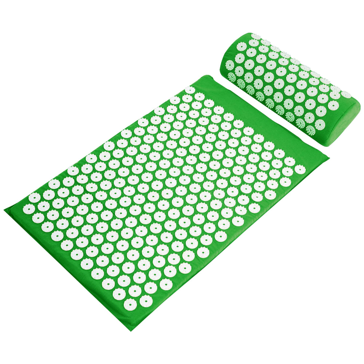 Fitvids acupressure mat spikes close-up for muscle relaxation and stress relief.