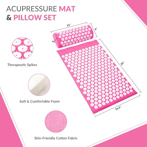 Fitvids acupressure pillow neck-support close-up for neck comfort