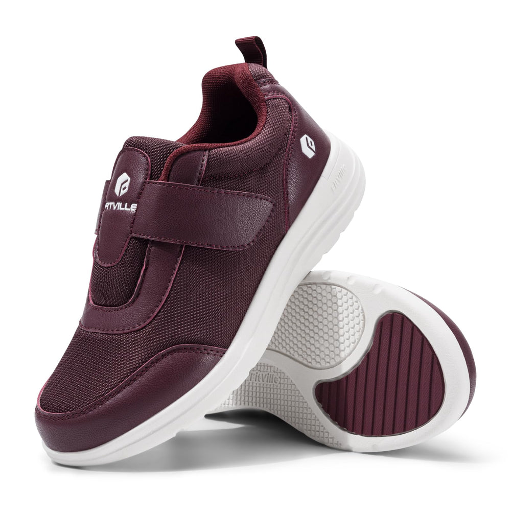 FitVille plum arch-support insole reduces foot fatigue
