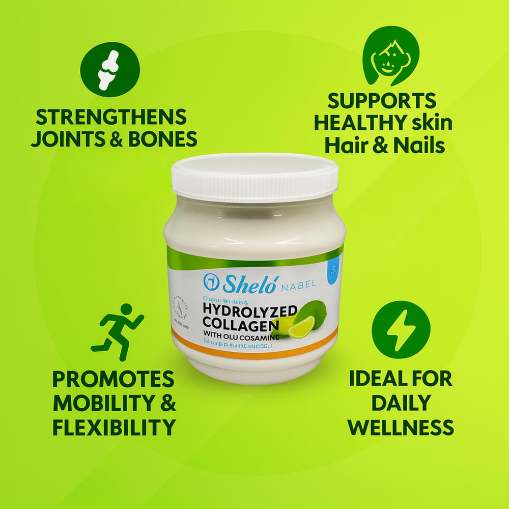 Five Brothers Collagen Lemon label close-up shows organic, preservative-free formula.