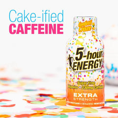 Five-hour ENERGY with B-vitamins and taurine boosts daily stamina.