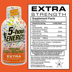 Five-hour ENERGY Extra Strength pack 24 provides bulk energy for busy days.