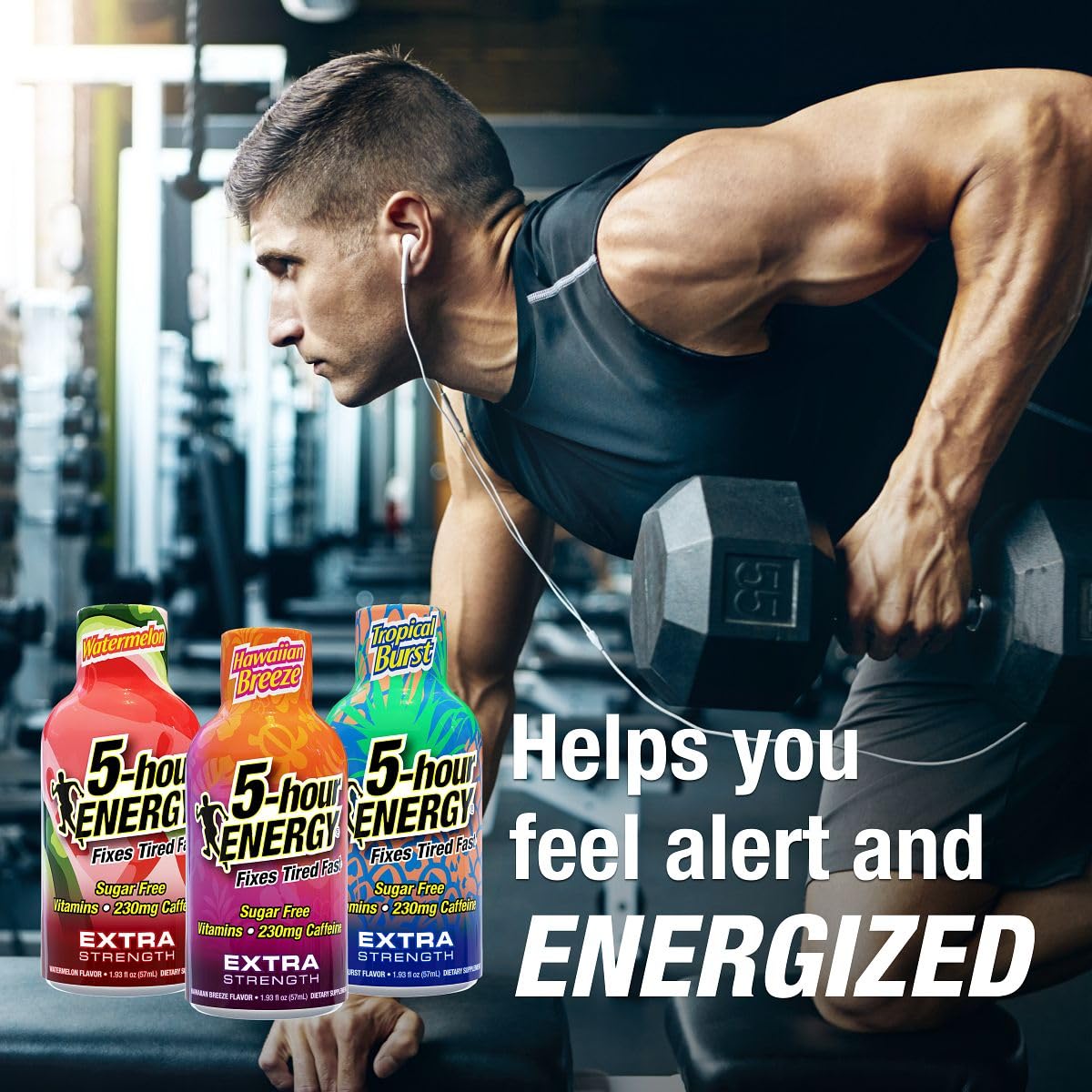 5-Hour ENERGY Watermelon shot close-up with refreshing fruit notes