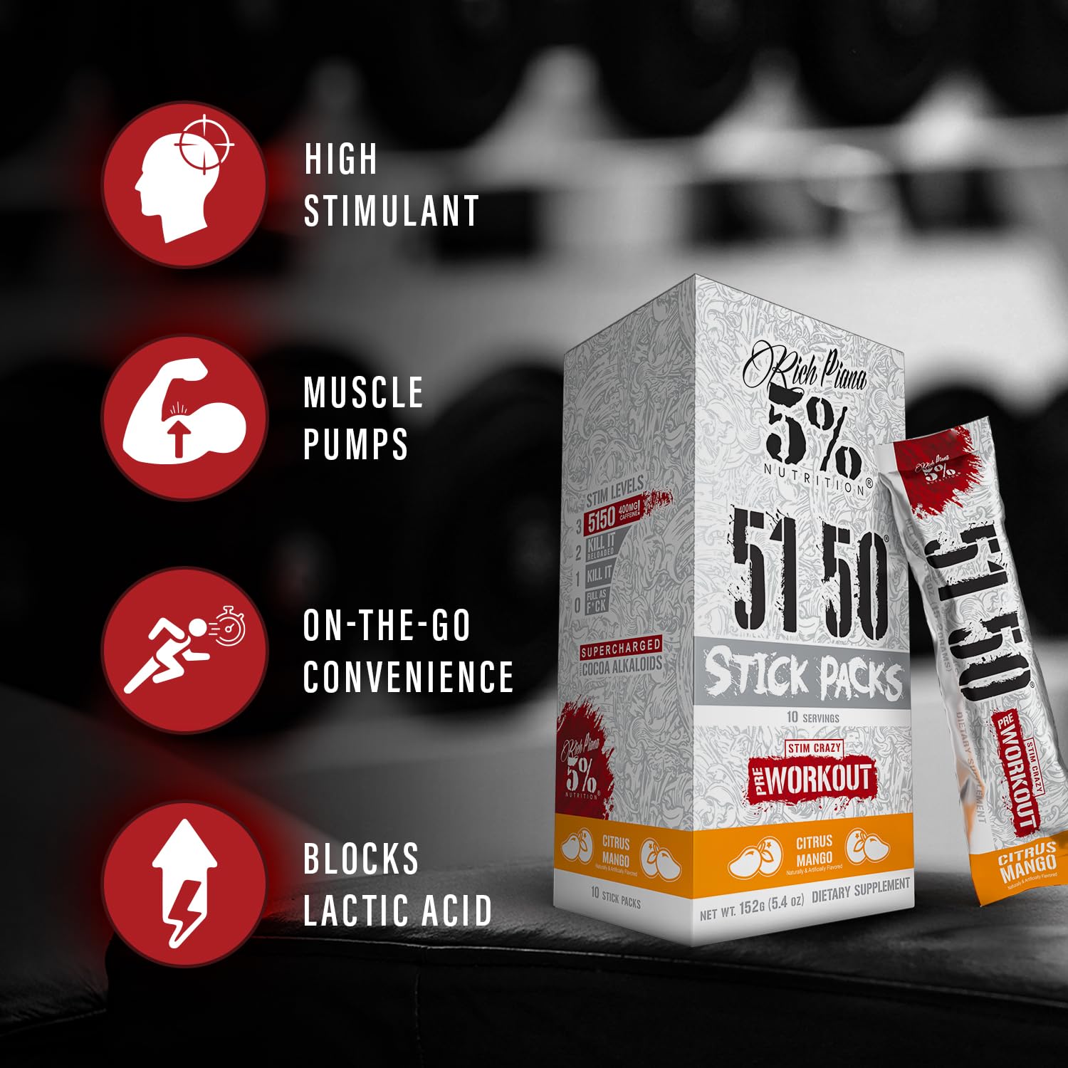 10-count box shown, convenient daily use for training sessions.