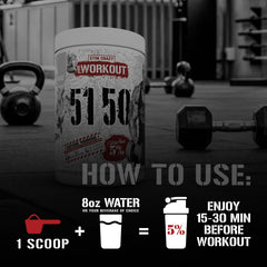 Five Percent Nutrition Rich Piana 5150 L-Citrulline promotes strong pumps.