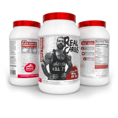 Five Percent Nutrition Real Carbs being poured to show easy mixing with liquids.
