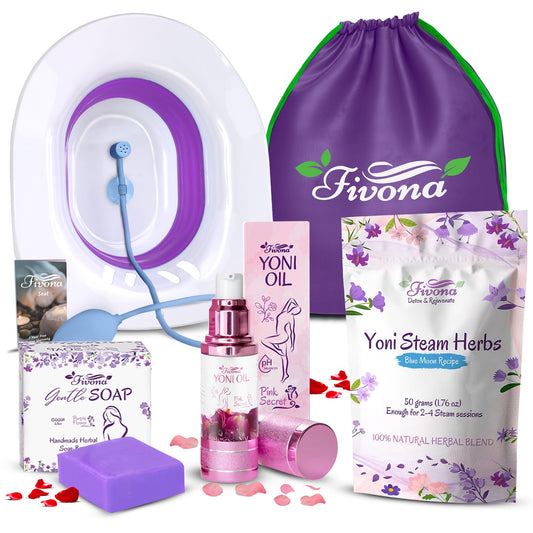 FIVONA Yoni Care Kit six-in-one on display for daily intimate care