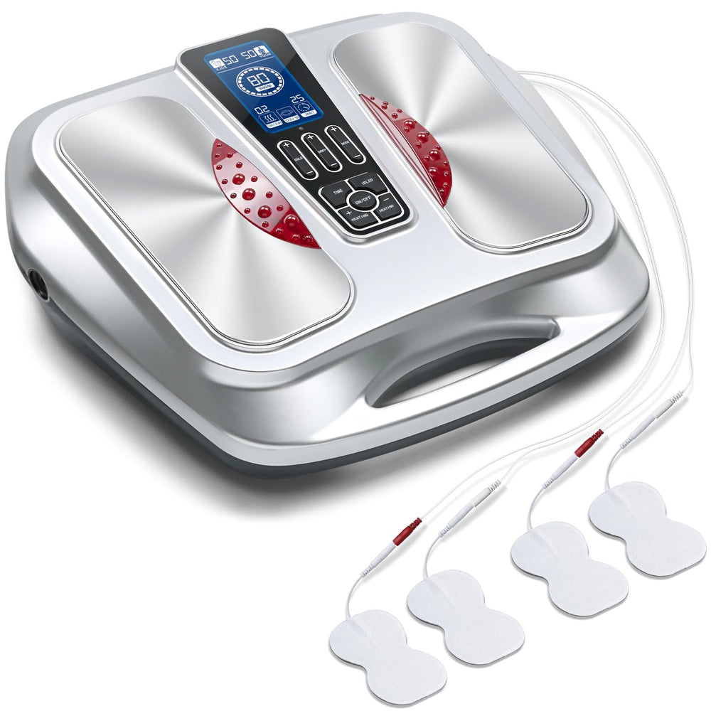 Fiwene EMS foot massager with heat for soothing tired feet and comfort.