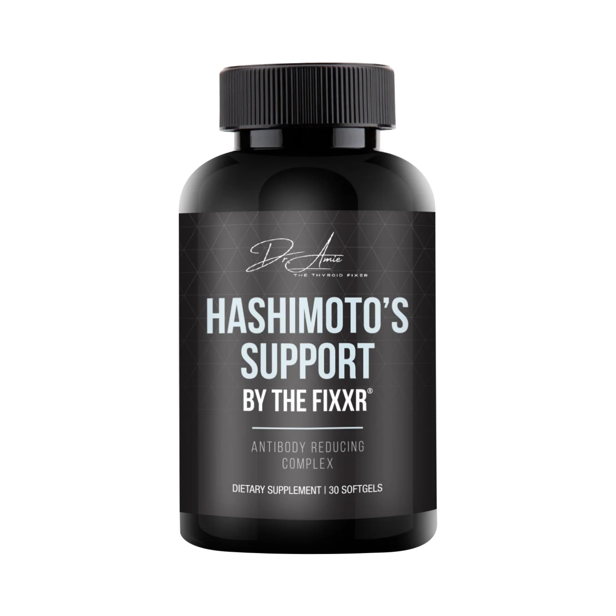 Fixxr Hashimoto's Support bottle front for easy daily dose.