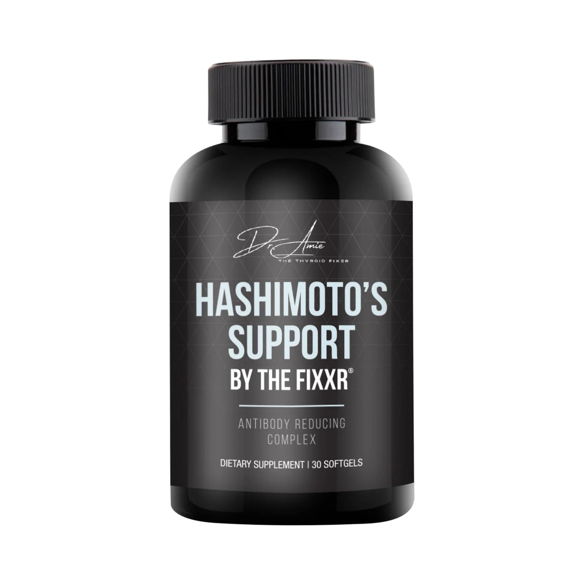 Fixxr Hashimoto's Support bottle front for easy daily dose.