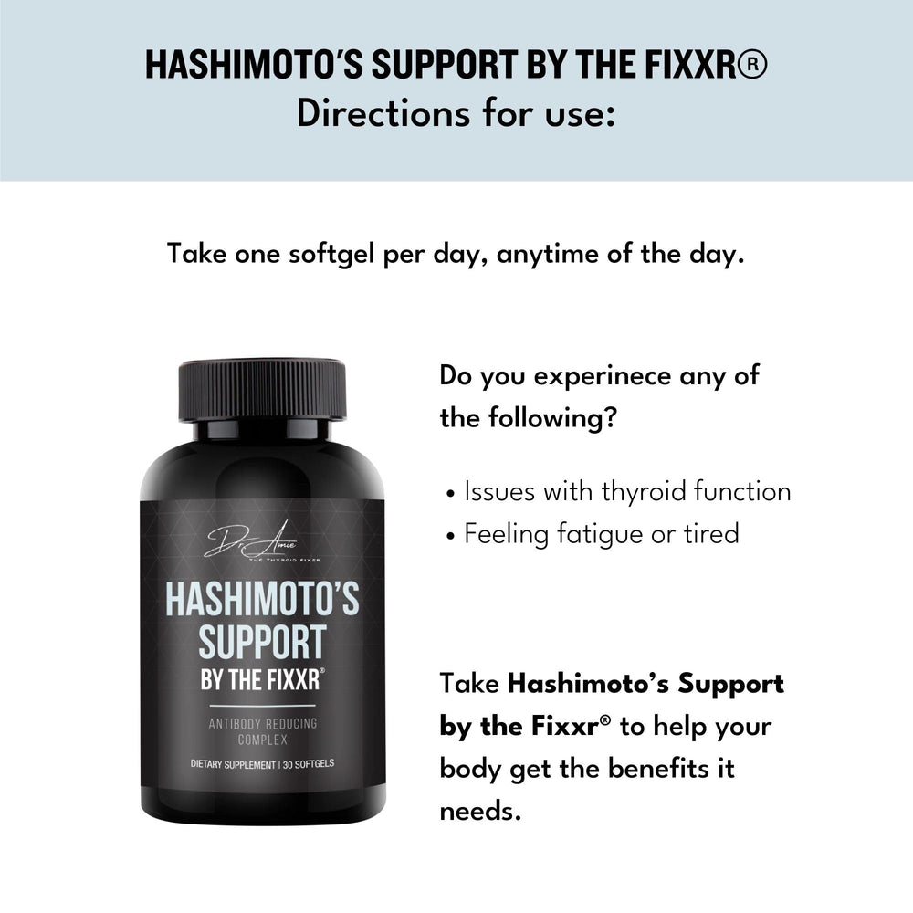 Fixxr Hashimoto's Support dose cap demonstrates simple daily use.