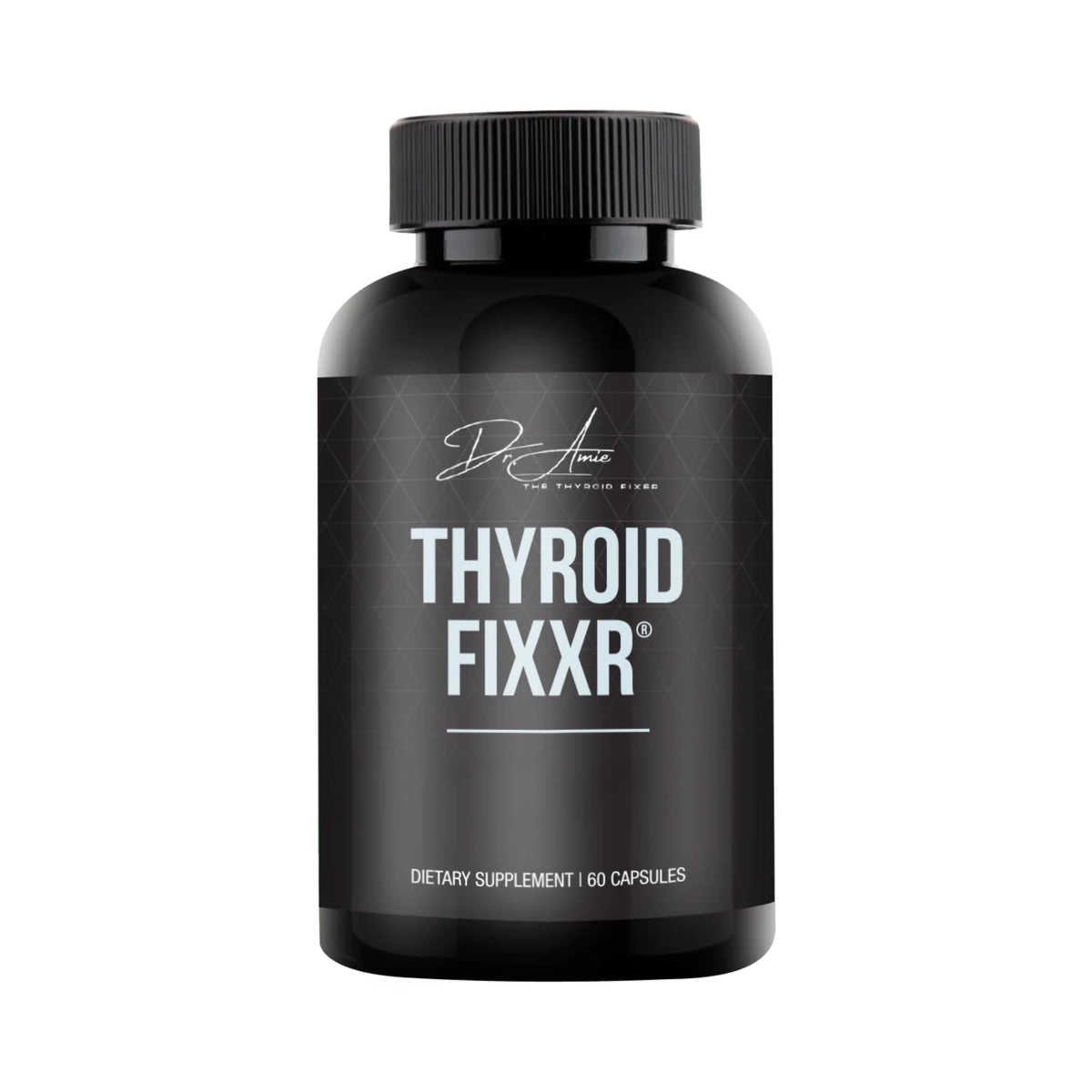 Fixxr Thyroid Support bottle front with 60 capsules for daily wellness.