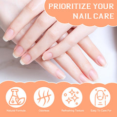 FIYADWZH Daily-use application on nails demonstrates quick absorption.
