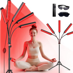 FlaoAito 5-head lamp with adjustable coverage for targeted light therapy.