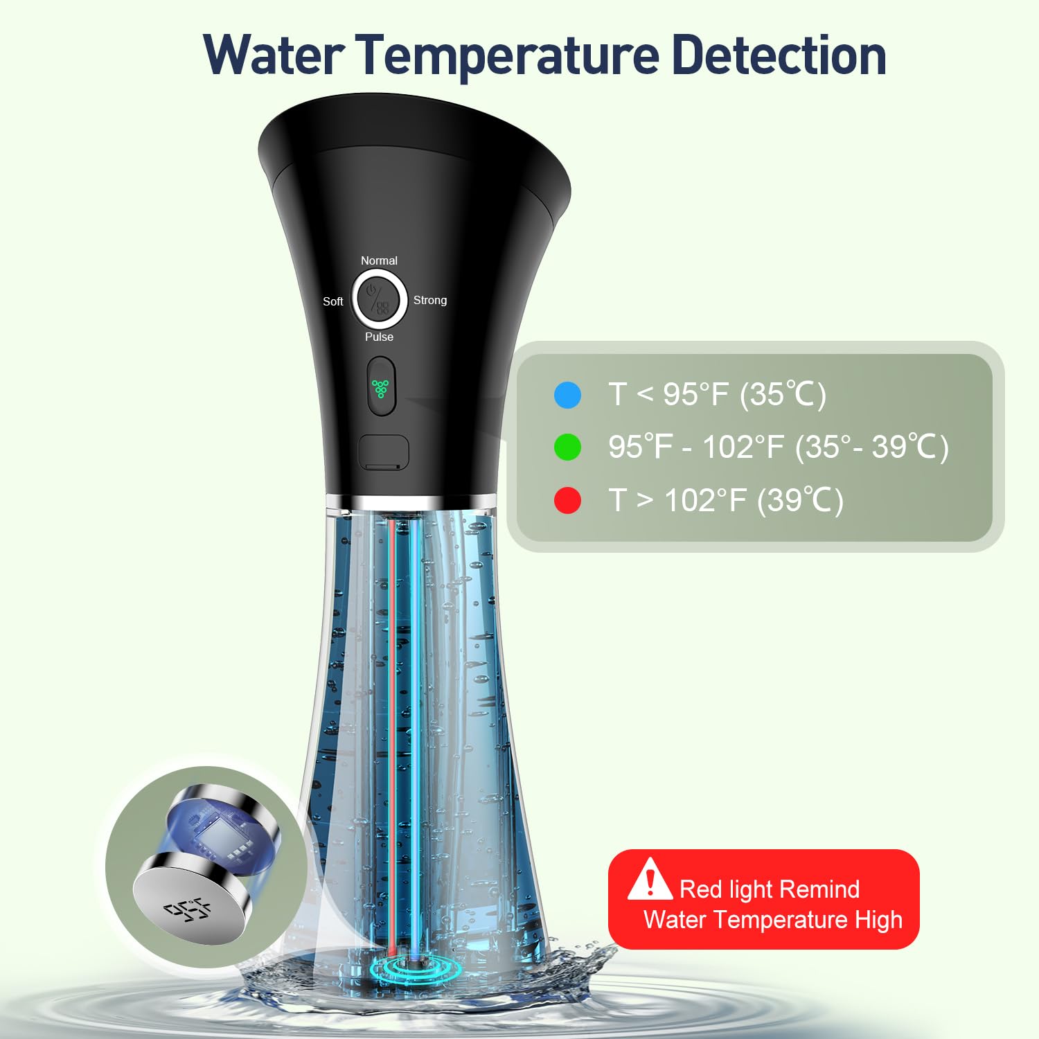 FlaoAito ear cleaner four-pressure settings enable customized cleaning.