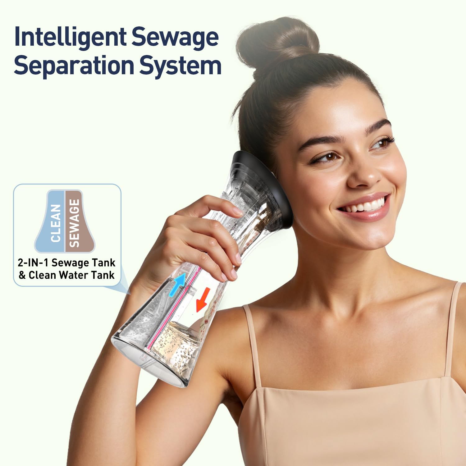 FlaoAito ear cleaner IPX7 waterproof build for wet use.