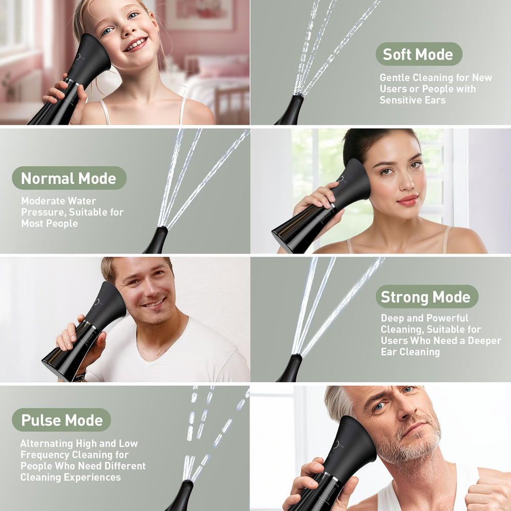 FlaoAito ear cleaner temperature sensor ensures safe temperature.