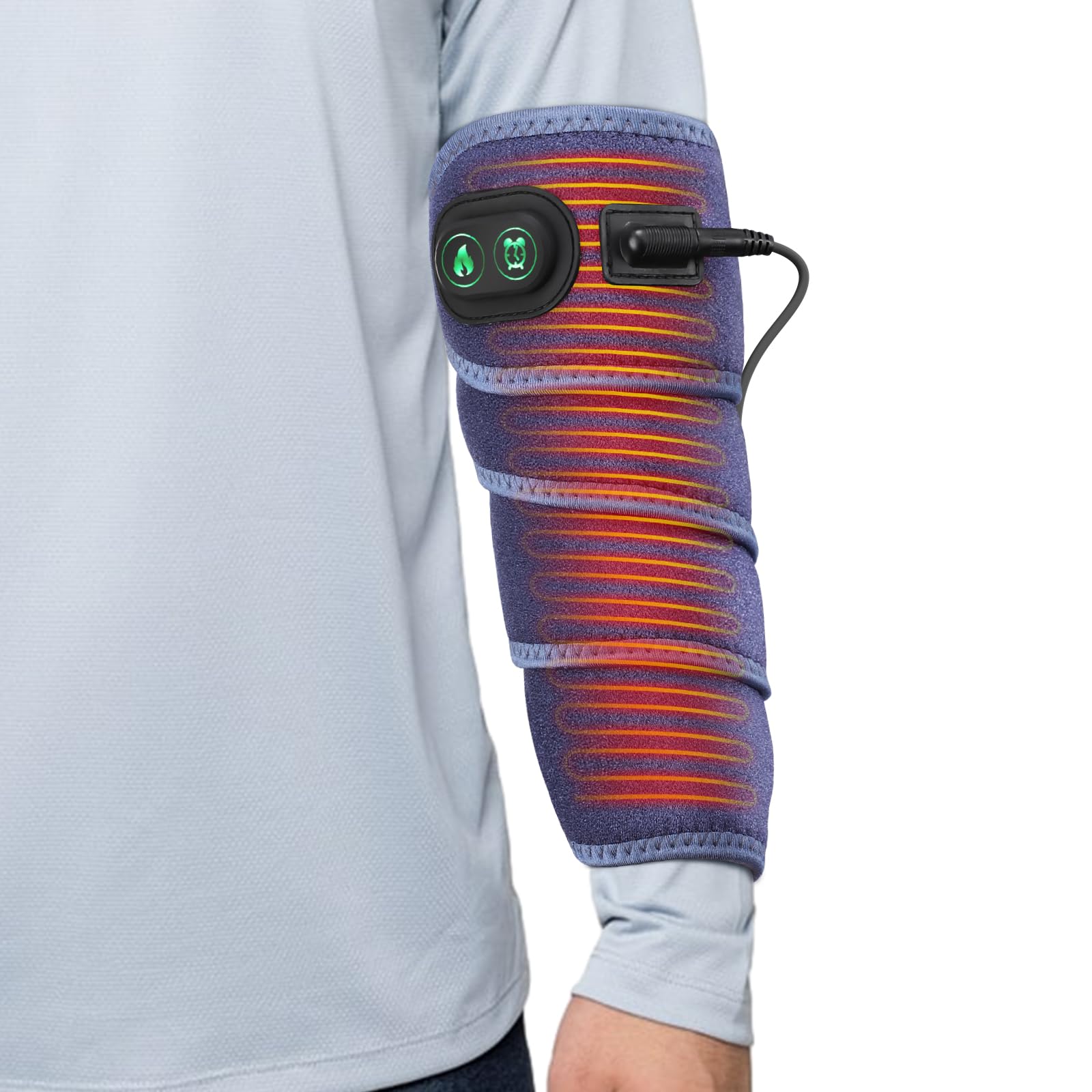 FlareMore elbow heat wrap targets elbow warmth for comfort